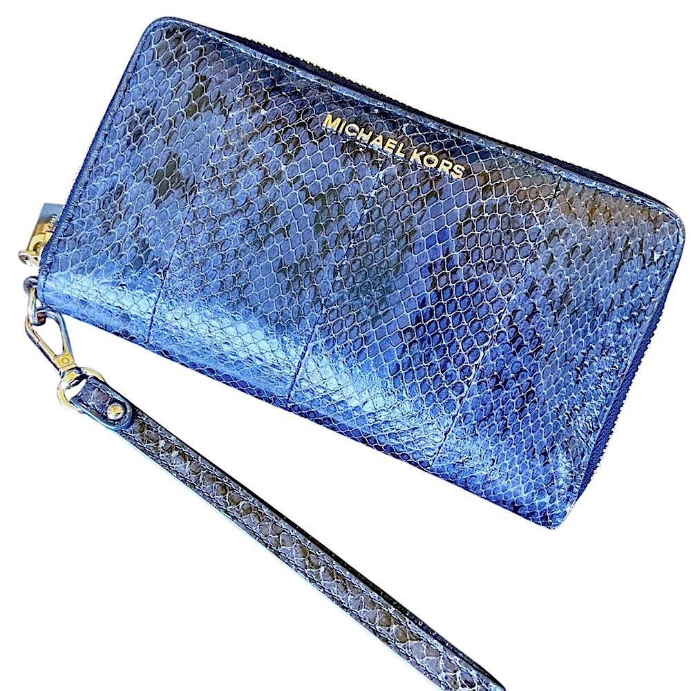 Michael Kors Genuine Snakeskin Wallet